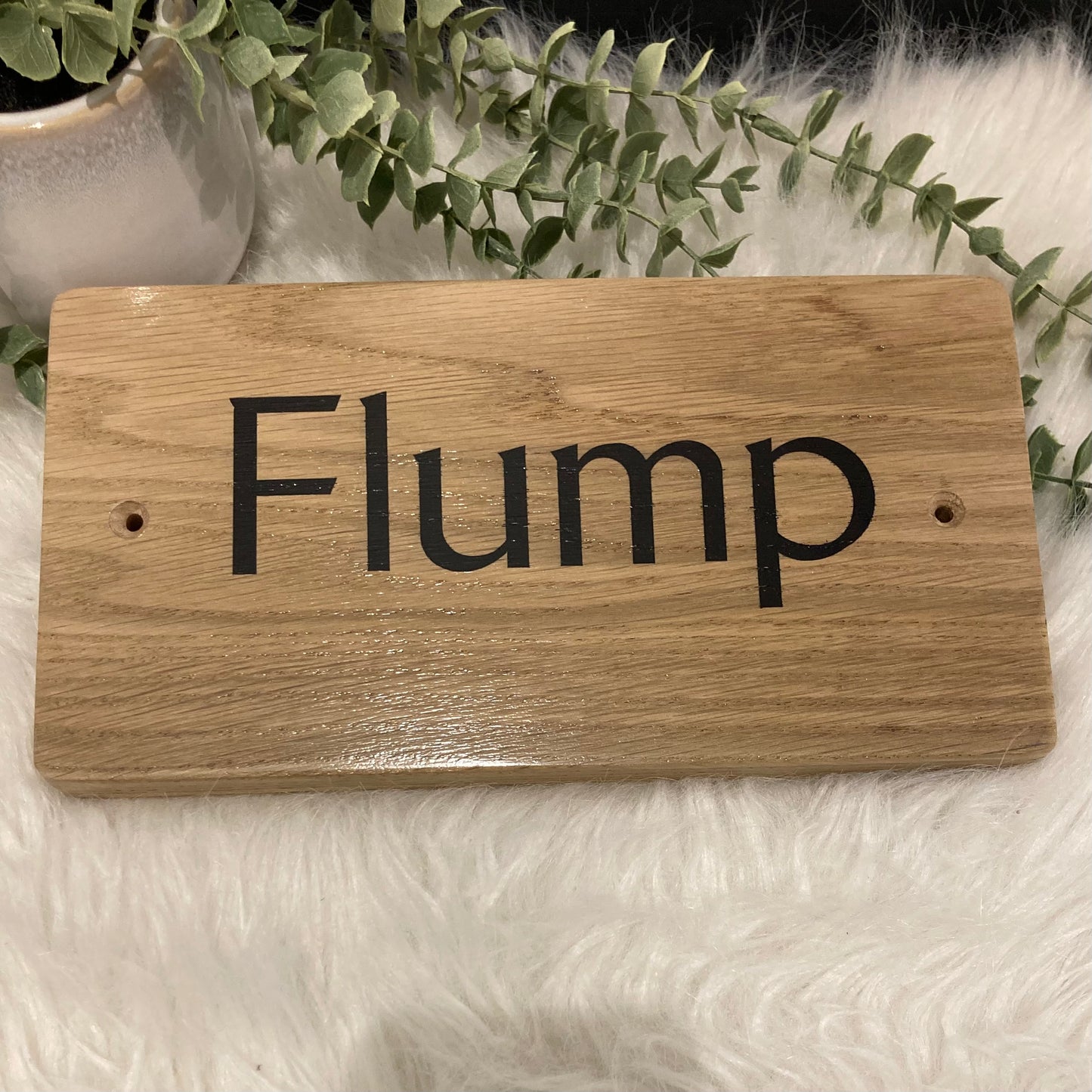 OAK STABLE NAME PLATE