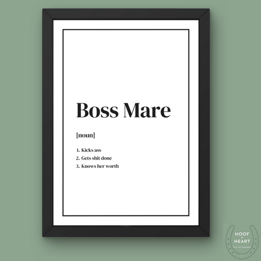 BOSS MARE DEFINITION PRINT