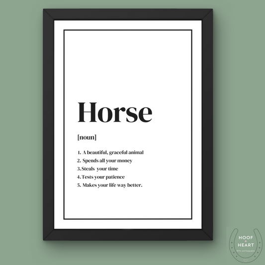 HORSE DEFINITION PRINT