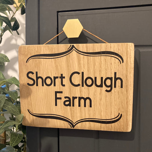 OAK HANGING SIGNS